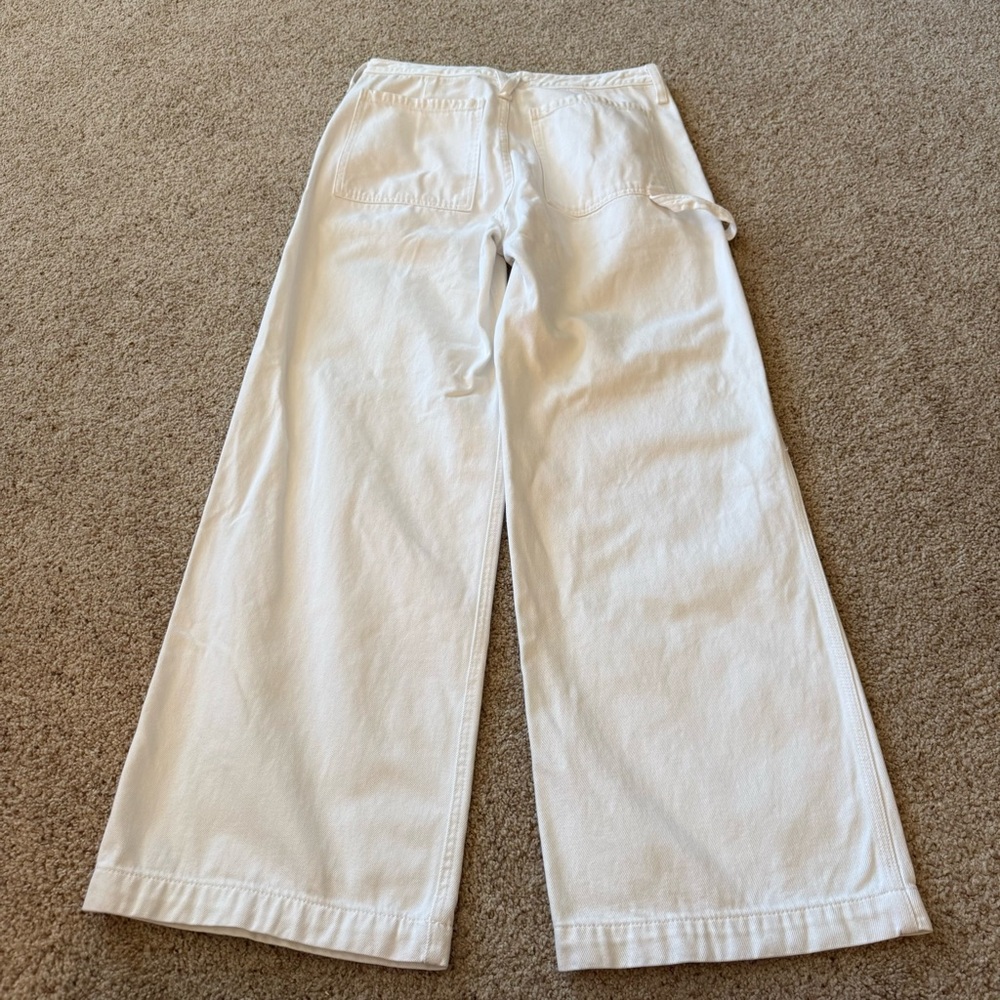 J. Crew White Wide-Leg Jeans - Picture 4 of 6
